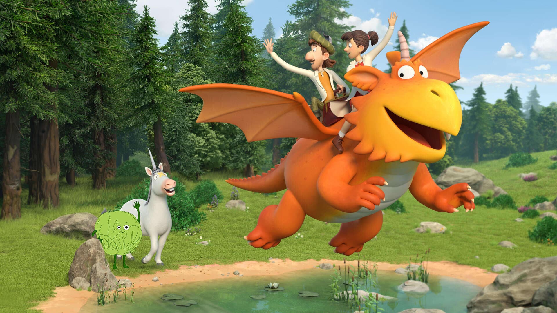 Peuters kijken samen naar een animatiefilm in de bioscoopzaal