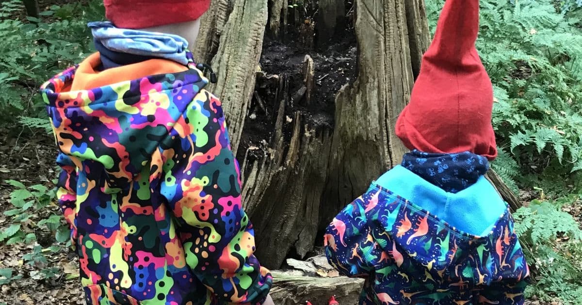 Sfeerbeeld bij de kaboutertocht in het park van de Fraeylemaborg